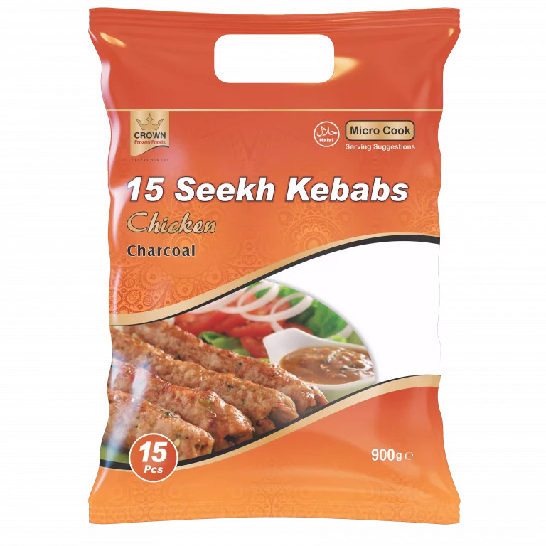 Crown/Ideal Chicken Seekh Kebab 15pcs