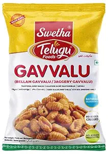Swetha Telugu Foods Bellam Gavvalu 190g