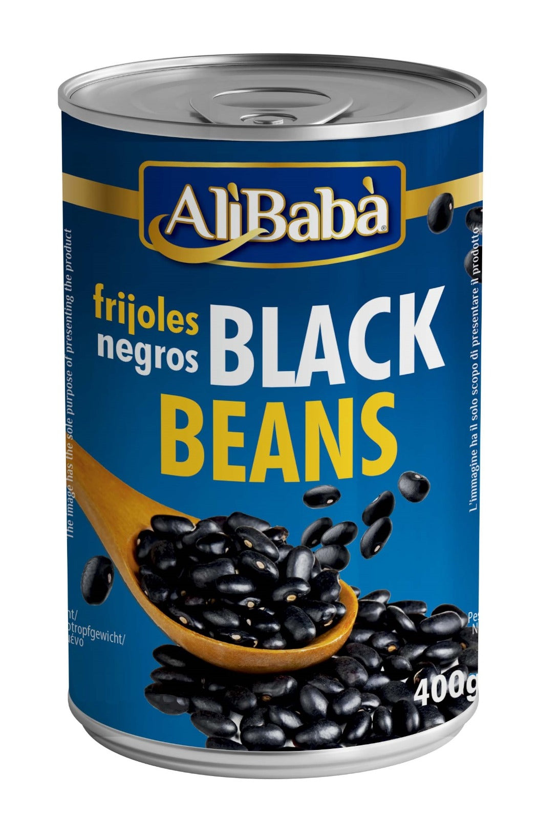 Alibaba Black beans 400g Tin