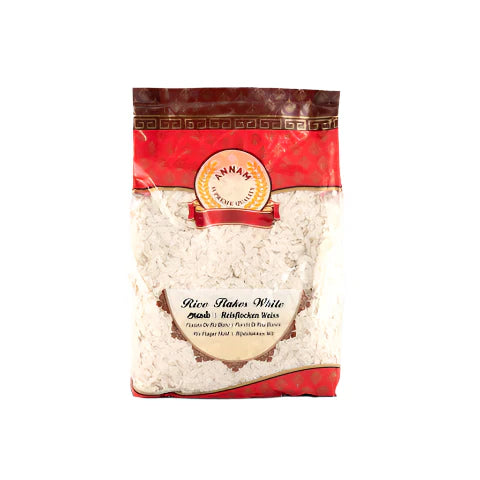 Annam Rice Flakes (Poha) Medium White 1kg
