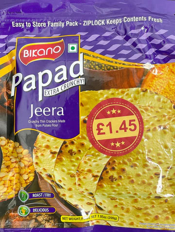 Bikano papad jeera 200g