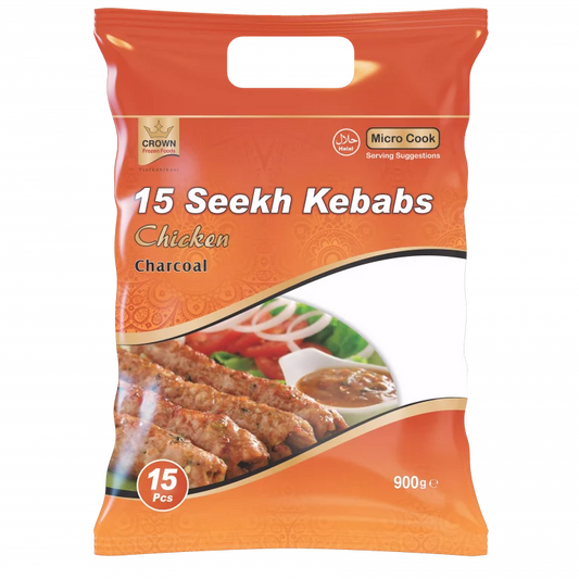 Crown/Ideal Chicken Seekh Kebab 15pcs