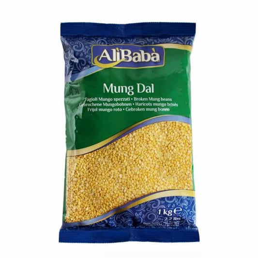 AliBaba Mung (Moong) Dal Clean 1KG